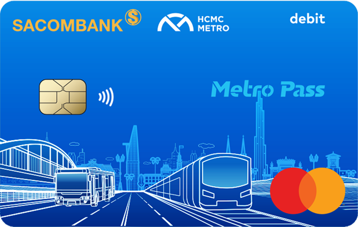 SACOMBANK Mastercard Metro Pass debit card : one-tap buying Metro ...