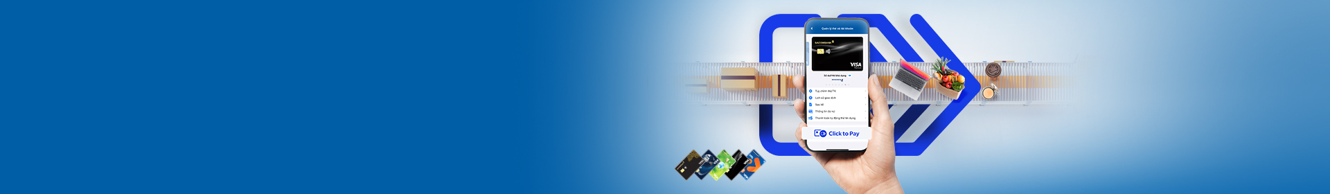 Không cần nhập thông tin thẻ - Thanh toán online tiện lợi