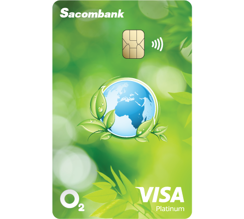 Thẻ Sacombank Visa Platinum O₂