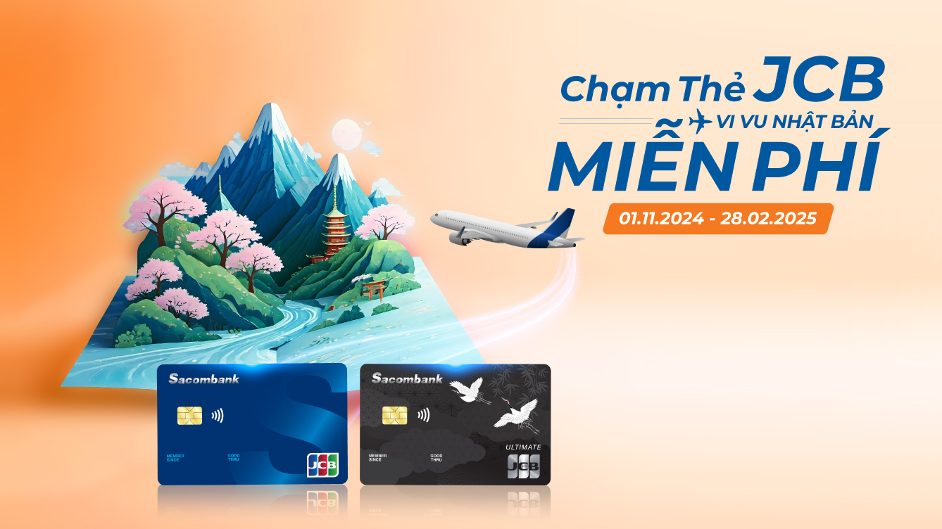 Chạm thẻ JCB, vi vu Nhật Bản miễn phí