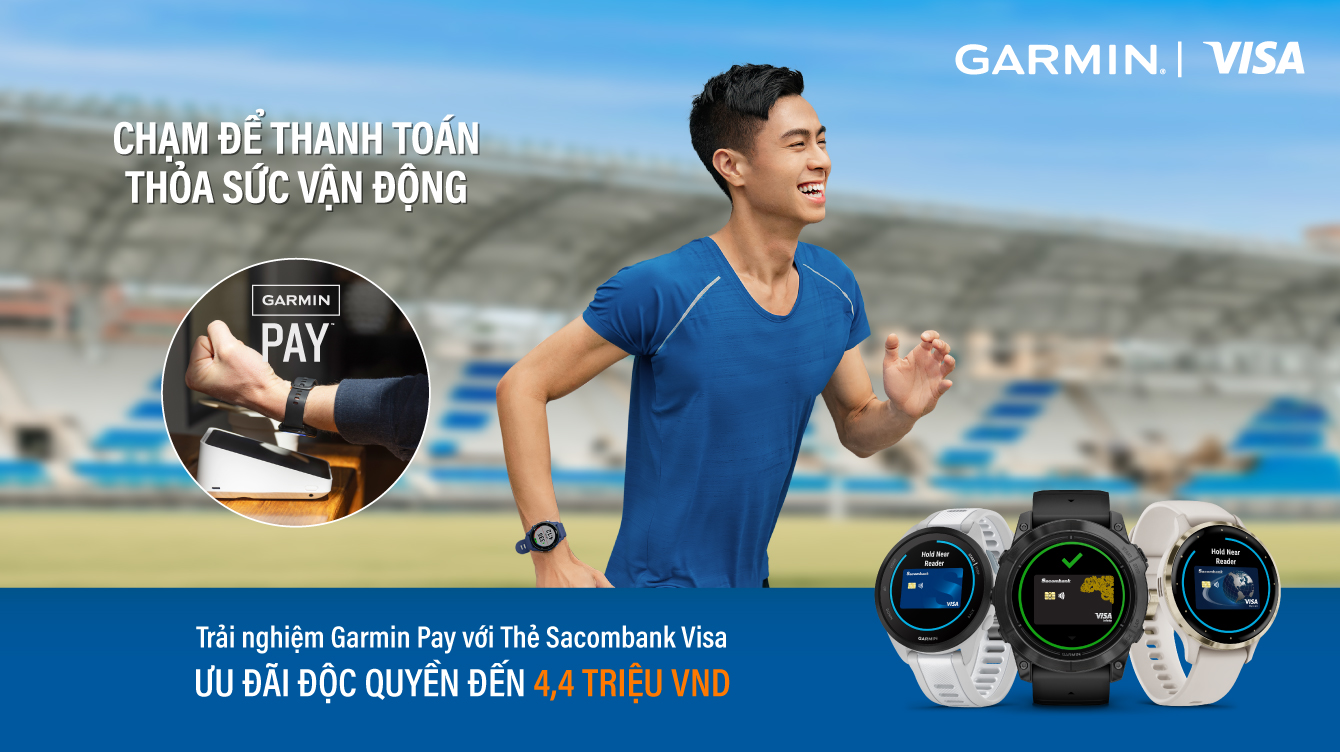 Chạm để thanh toán - Thỏa sức vận động