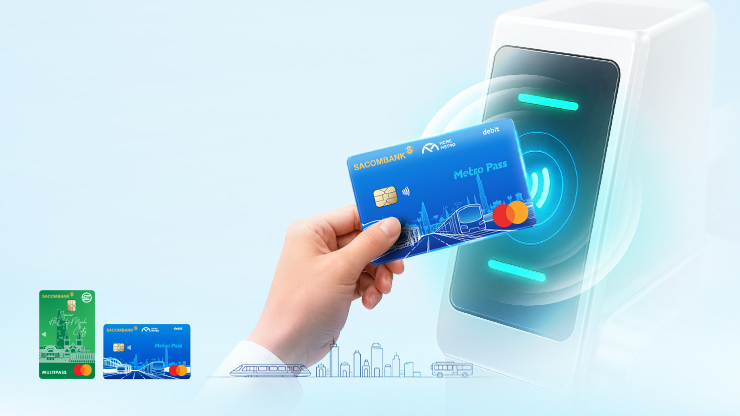 Đi xe buýt miễn phí lại nhận thêm ưu đãi lên đến 600.000 đồng với bộ đôi thẻ thanh toán giao thông SACOMBANK