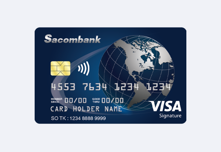 Thẻ Sacombank Visa Signature