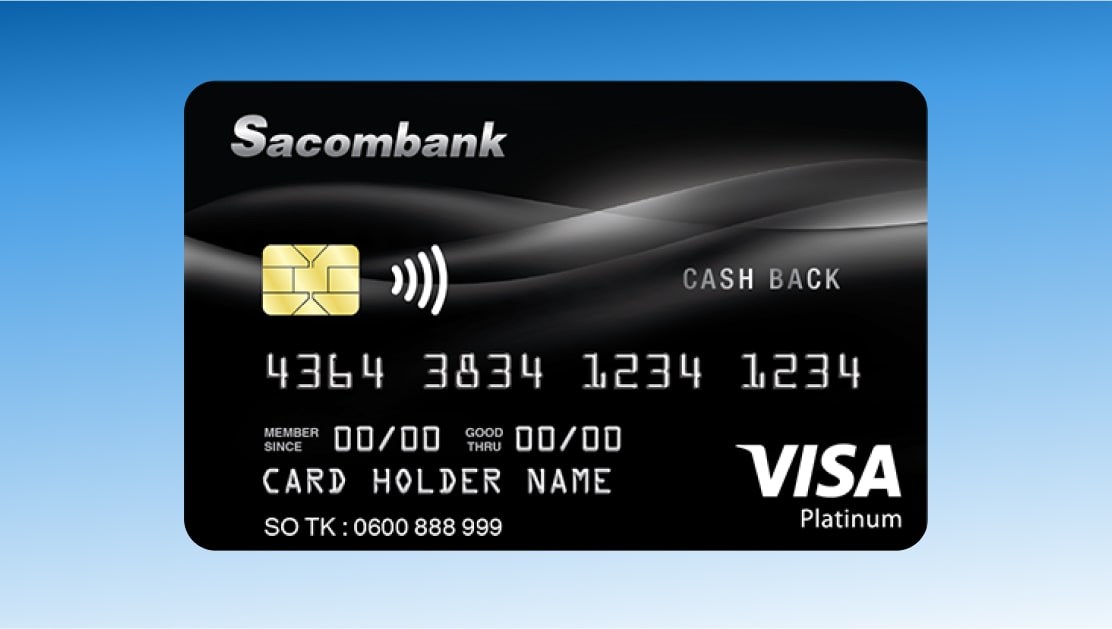 Thẻ Visa Platinum Cashback - Hoàn đến 5% cho mọi giao dịch trực tuyến