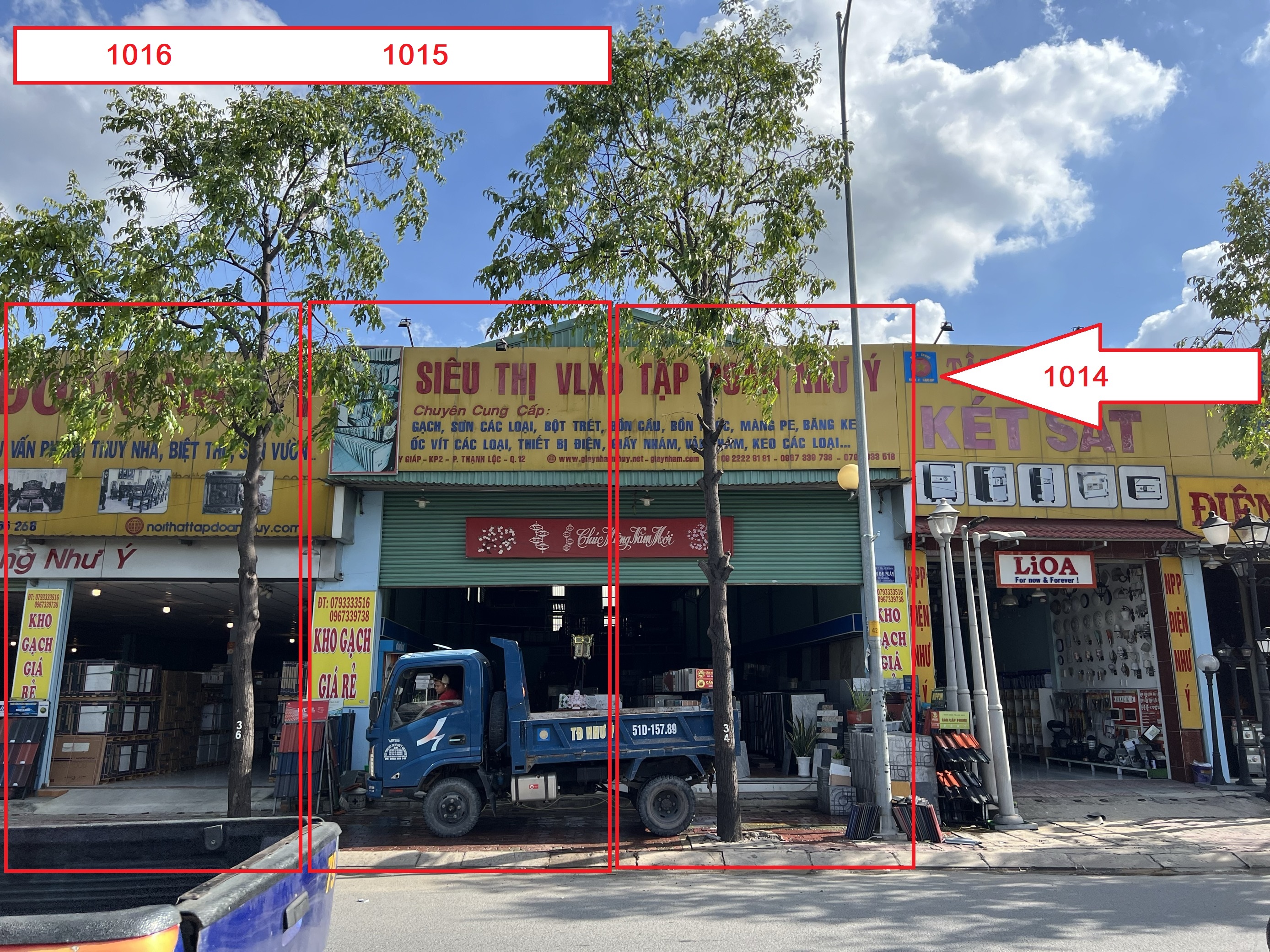 Bán 03 thửa đất liền kề tại Phường Thạnh Lộc, Quận 12, Tp.HCM