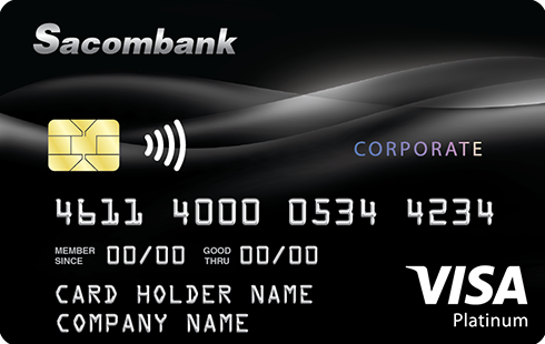 Thẻ Sacombank Visa Platinum Bussiness