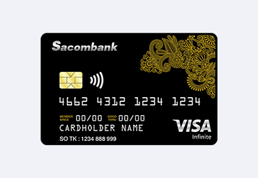 Thẻ tín dụng Sacombank Visa Infinite