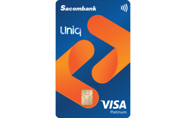 Thẻ Sacombank Visa UNIQ Platinum