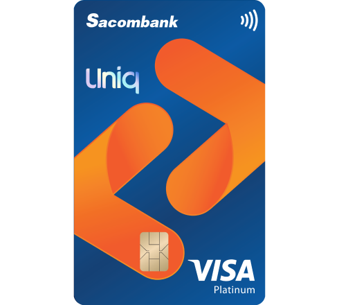  Sacombank Visa Uniq Platinum card