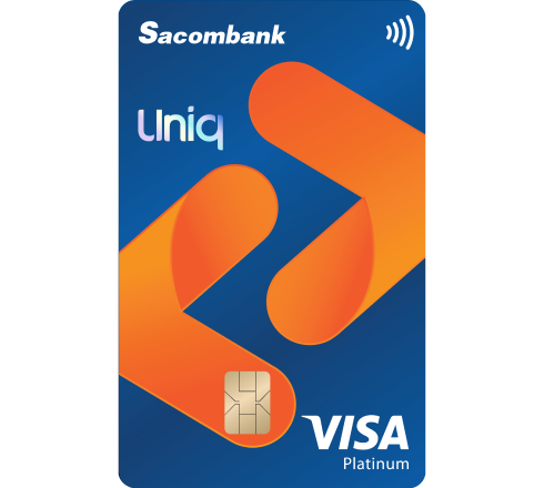 Thẻ Sacombank Visa UNIQ Platinum