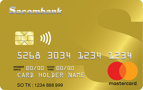 Thẻ tín dụng Sacombank Mastercard