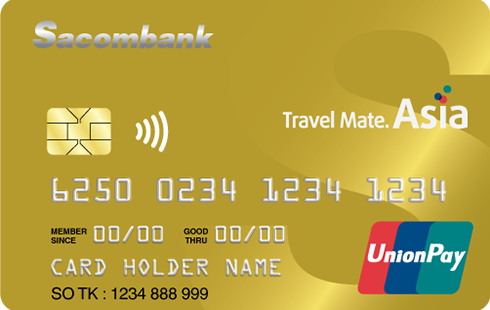 Thẻ tín dụng Sacombank UnionPay