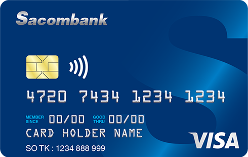 Thẻ tín dụng Sacombank Visa