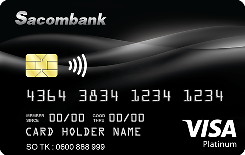 Thẻ Sacombank Visa Platinum