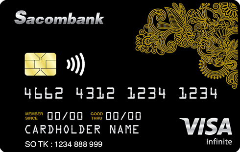 Thẻ tín dụng Sacombank Visa Infinite
