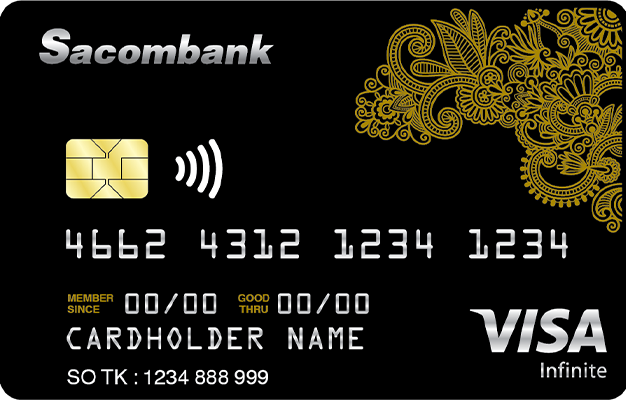 Thẻ tín dụng Sacombank Visa Infinite