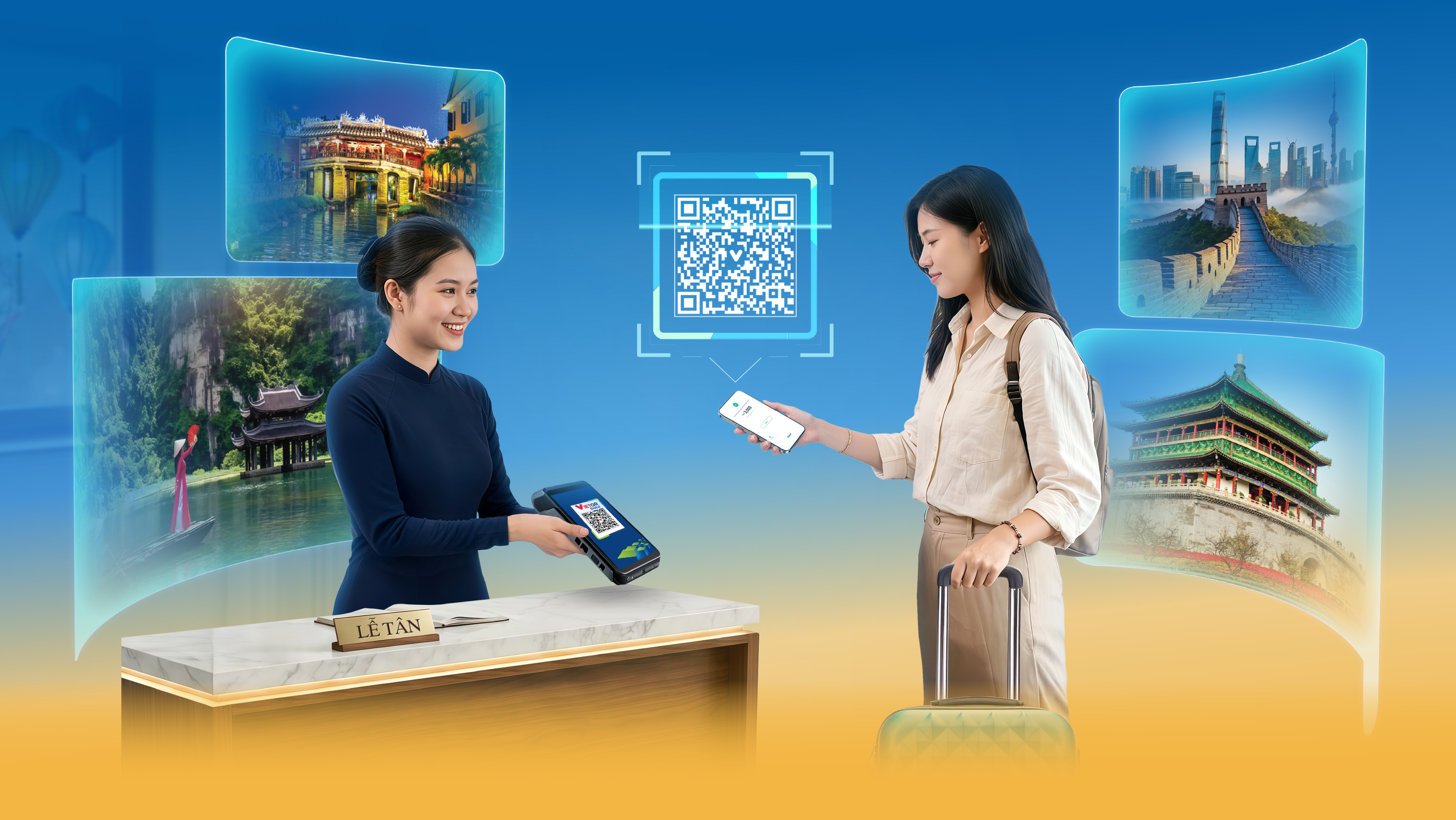 SACOMBANK tiếp tục kết nối thanh toán VIETQRGlobal với Hàn Quốc