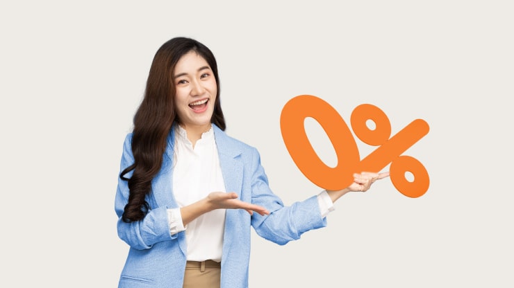 0% intestest installment for payment