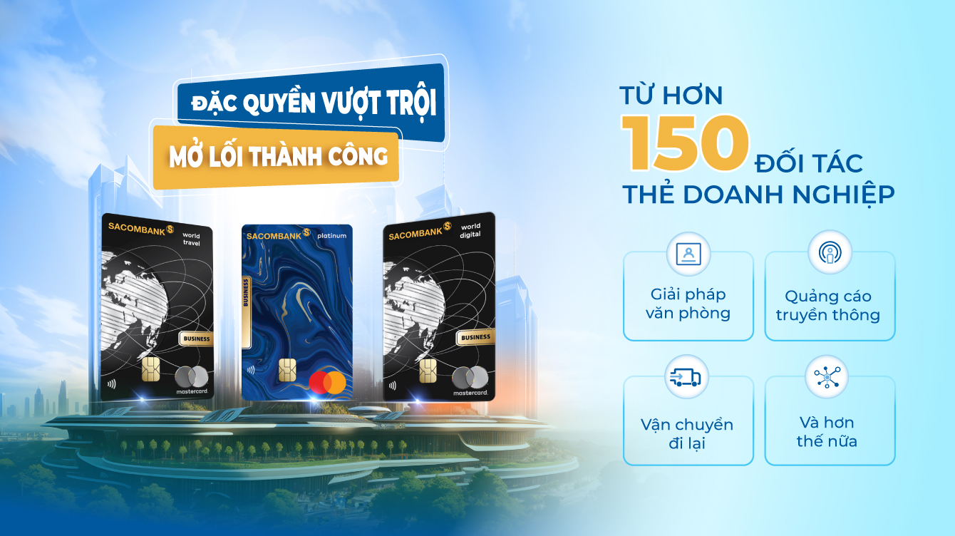 Ưu đãi độc quyền thẻ Mastercard STB
