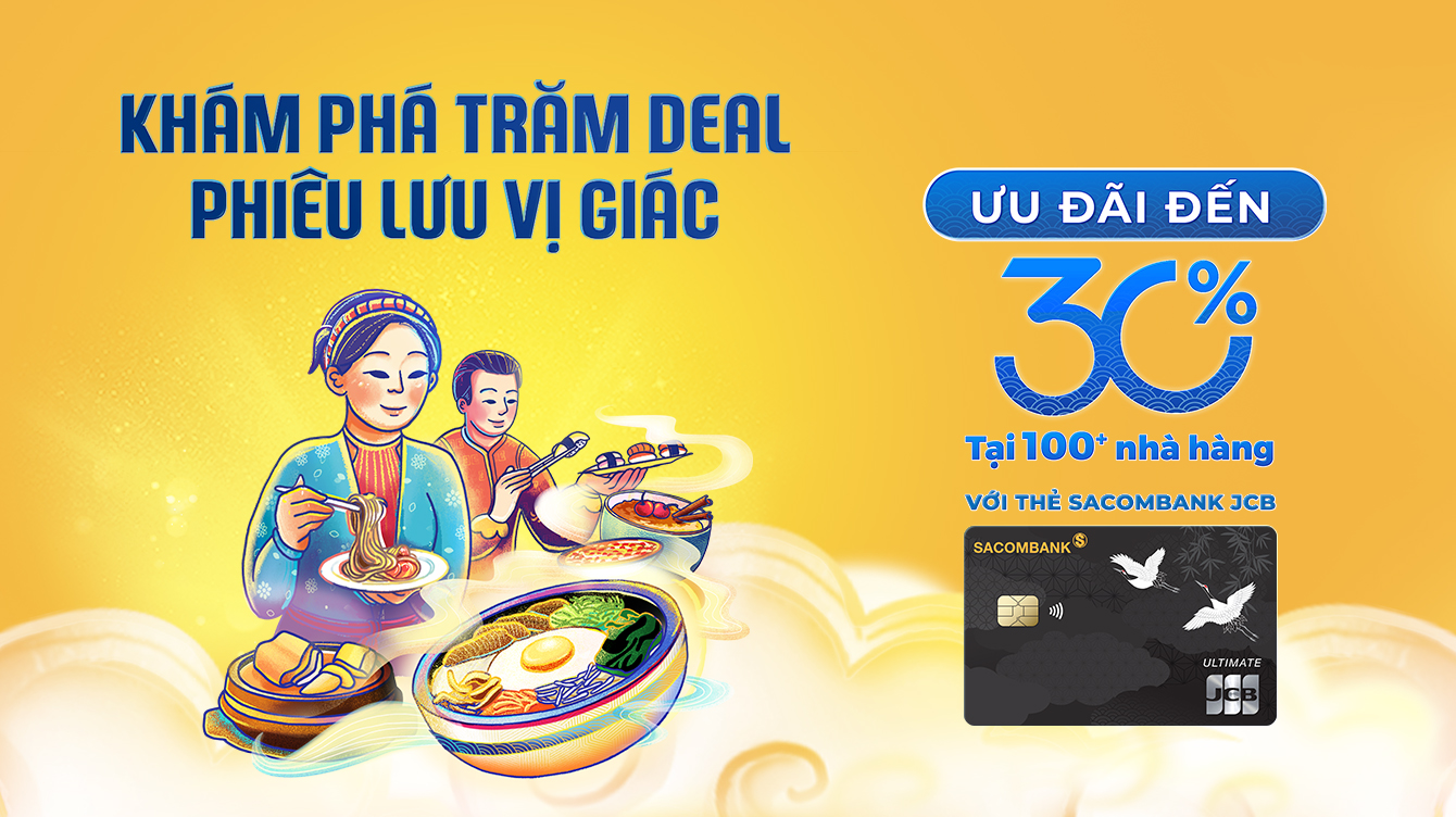 Đậm vị món ngon, trọn vẹn ưu đãi