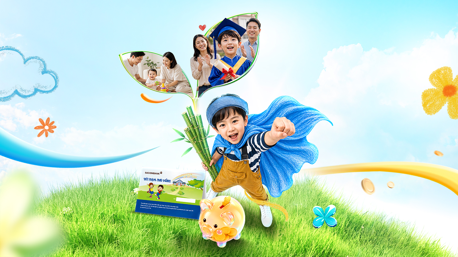 Tết Thiếu nhi cùng SACOMBANK tặng con món quà ý nghĩa
