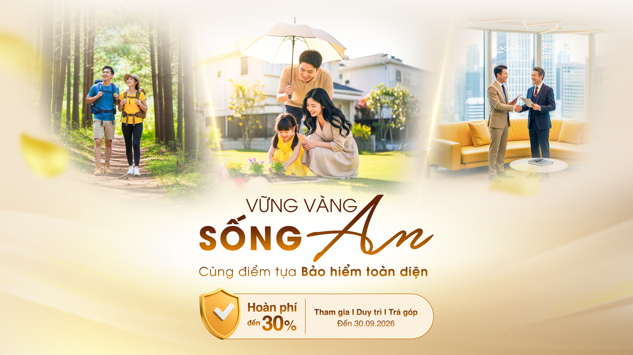 Vững vàng sống An: Ưu đãi hoàn phí Bảo hiểm