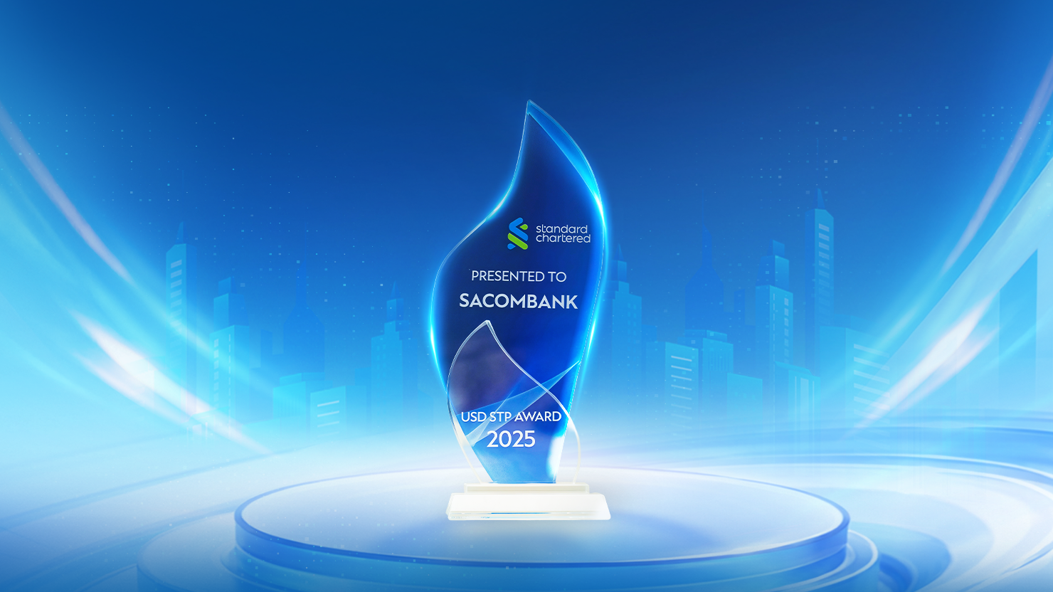 SACOMBANK 5 năm liên tiếp đạt giải thưởng chất lượng thanh toán quốc tế xuất sắc từ Standard Chartered
