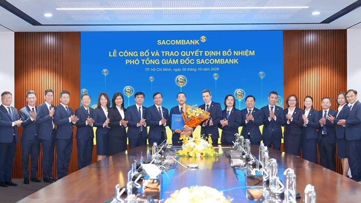 SACOMBANK bổ nhiệm ông Nguyễn Xuân Ái Quốc  giữ chức Phó Tổng giám đốc