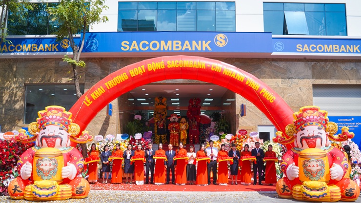 SACOMBANK khai trương Chi nhánh Vĩnh Phúc, đồng hành cùng đà phát triển kinh tế địa phương