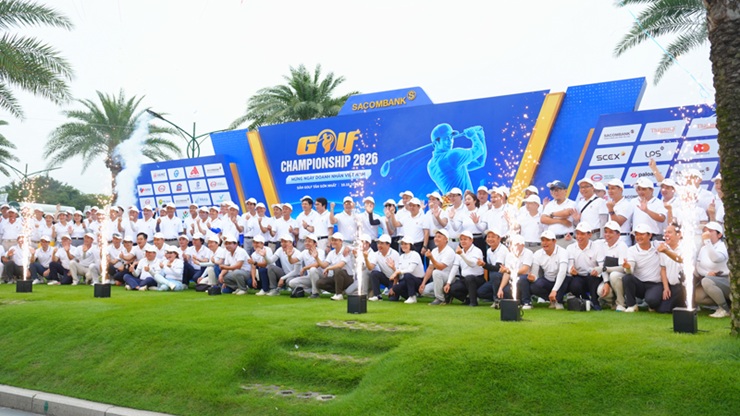 SACOMBANK tổ chức giải Golf Championship 2026: Kết nối cộng đồng doanh nhân, kiến tạo giá trị bền vững