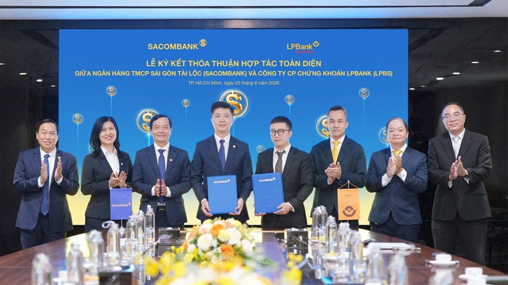 SACOMBANK và LPBS ký kết hợp tác toàn diện, gia tăng tiện ích và trải nghiệm cho khách hàng