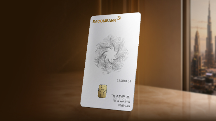 Sở hữu thẻ tín dụng SACOMBANK, tận hưởng ưu đãi đến 1,4 triệu đồng​