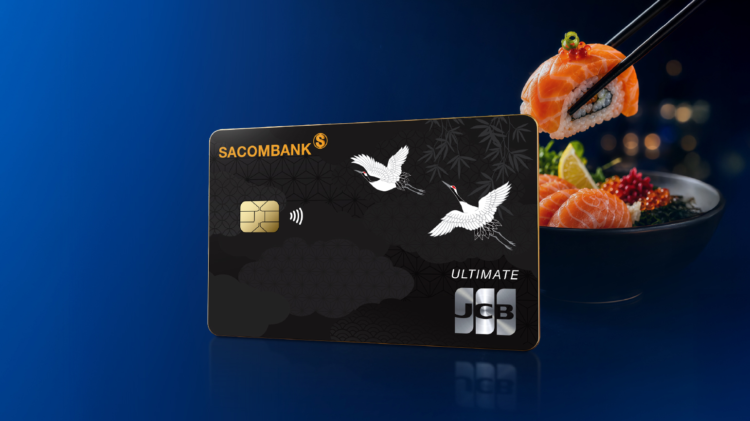 Sở hữu thẻ tín dụng SACOMBANK, tận hưởng ưu đãi đến 1,4 triệu đồng​