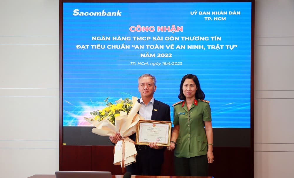 Sacombank bảo vệ an toàn Phòng giao dịch Bàu Bàng trước vụ cướp