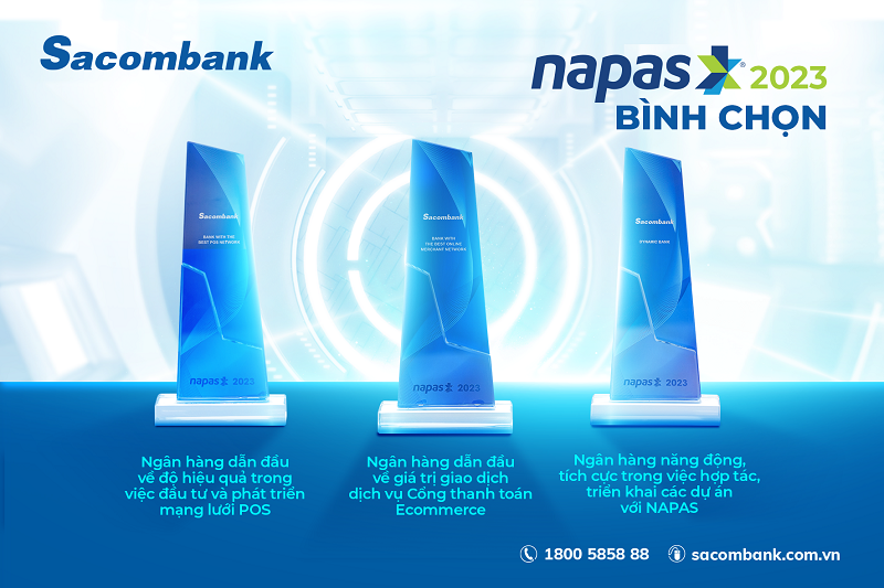 Napas vinh danh Sacombank với 3 giải thưởng -2