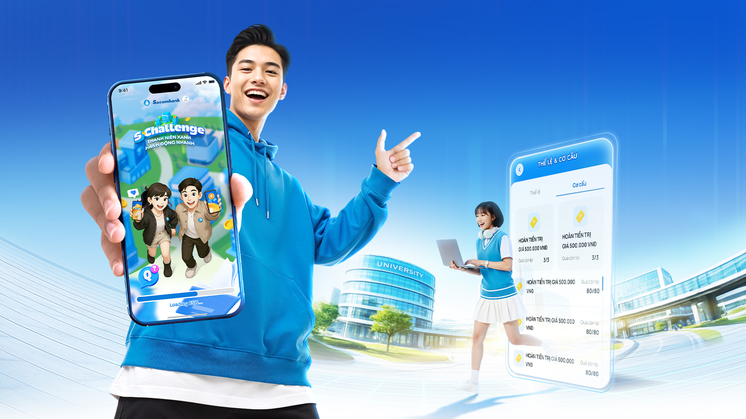 Học tài chính, săn quà khủng cùng “S Challenge” của Sacombank