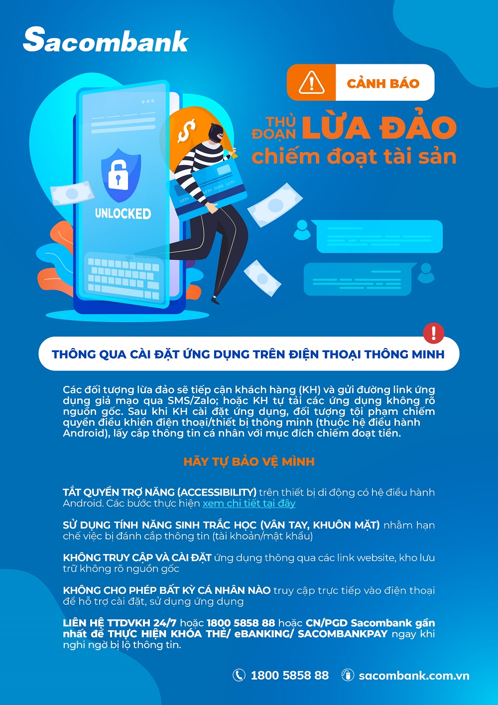 Cảnh giác thủ đoạn lừa đảo mới trên điện thoại thông minh