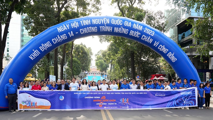 Chương trình “Những bước chân vì cộng đồng” nhân ngày hội tình nguyện quốc gia năm 2023