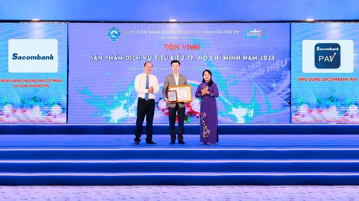 Sacombank Pay là sản phẩm dịch vụ tiêu biểu TP.HCM 2023
