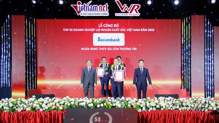Sacombank thuộc top 50 doanh nghiệp lợi nhuận xuất sắc Việt Nam 2023 1